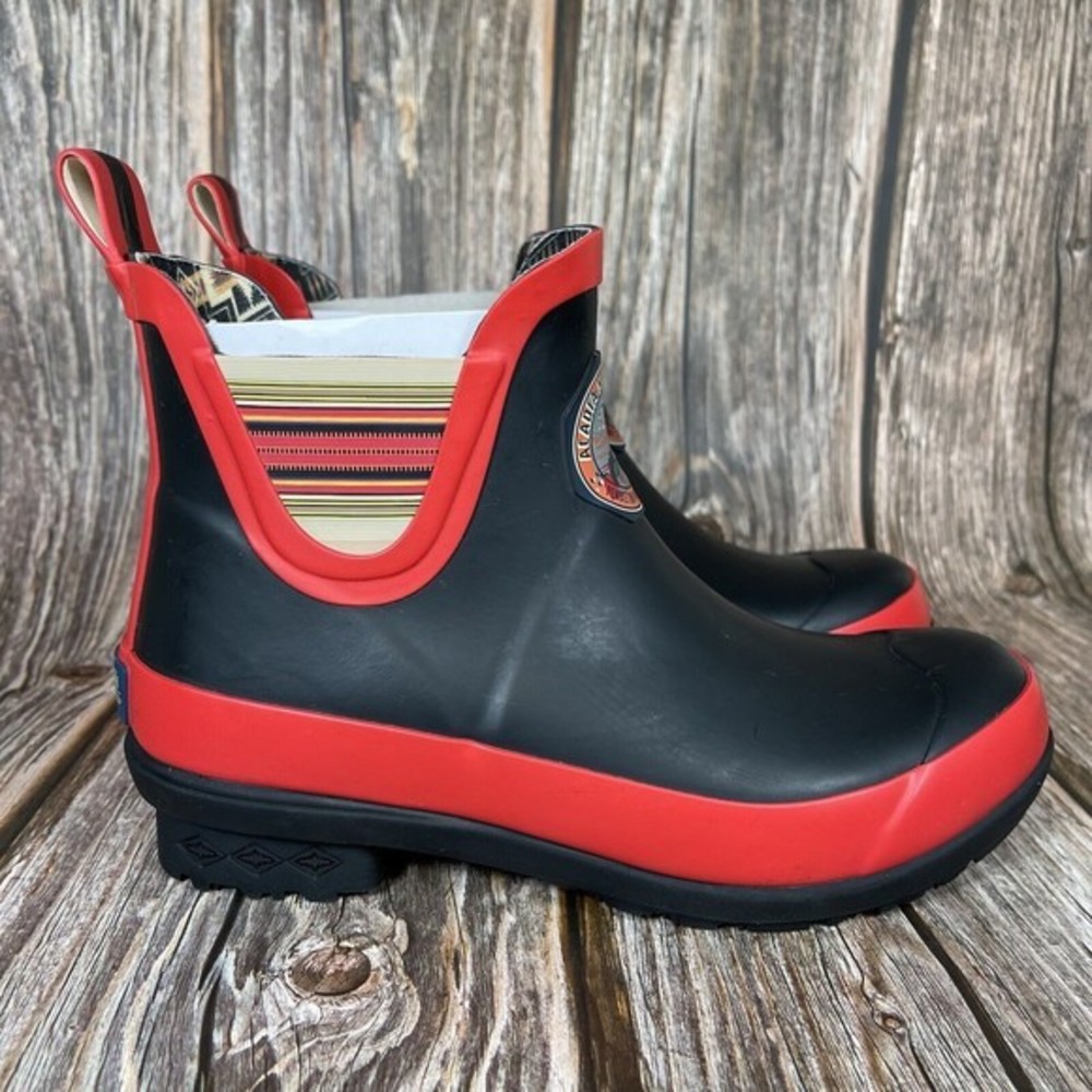 Pendleton Womens Heritage Crater Lake National Park Acadia Black Rainboot Size 5 - Picture 3 of 10